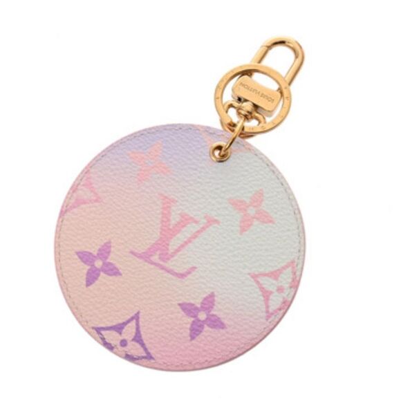 LOUIS VUITTON Accessories - Louis Vuitton Canvas Pink Key Rings